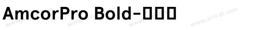 AmcorPro Bold字体转换